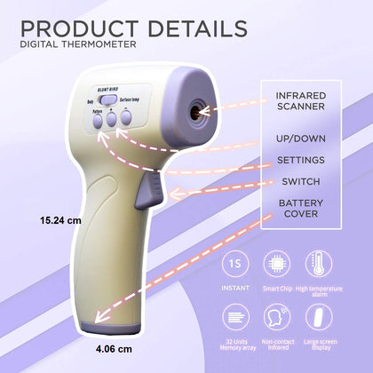 blunt  thermometer DN-998 forehead digital infrared thermometer for fever