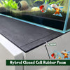 DesPacito Rubber Mat for Aquarium Tank Base Fish Tank Base Sheet, Filters Aquarium Floor Mat Safety Base Protection Mat Rubber Sheet for Fish Tank (Black)