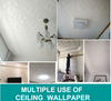 Nasmodo Foam Wall 3D Ceiling Wallpaper Tiles Panel Vinyl Stickers self-Adhesive for Home, Living Room, Bedroom Wall Panels(60*60cm)